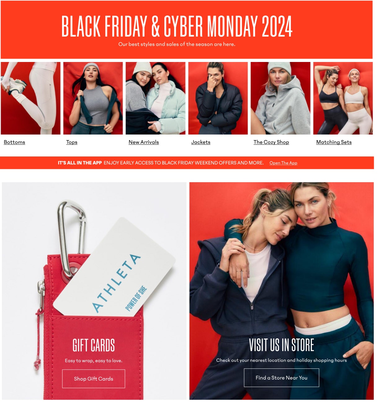 Athleta Black Friday Deals 2024