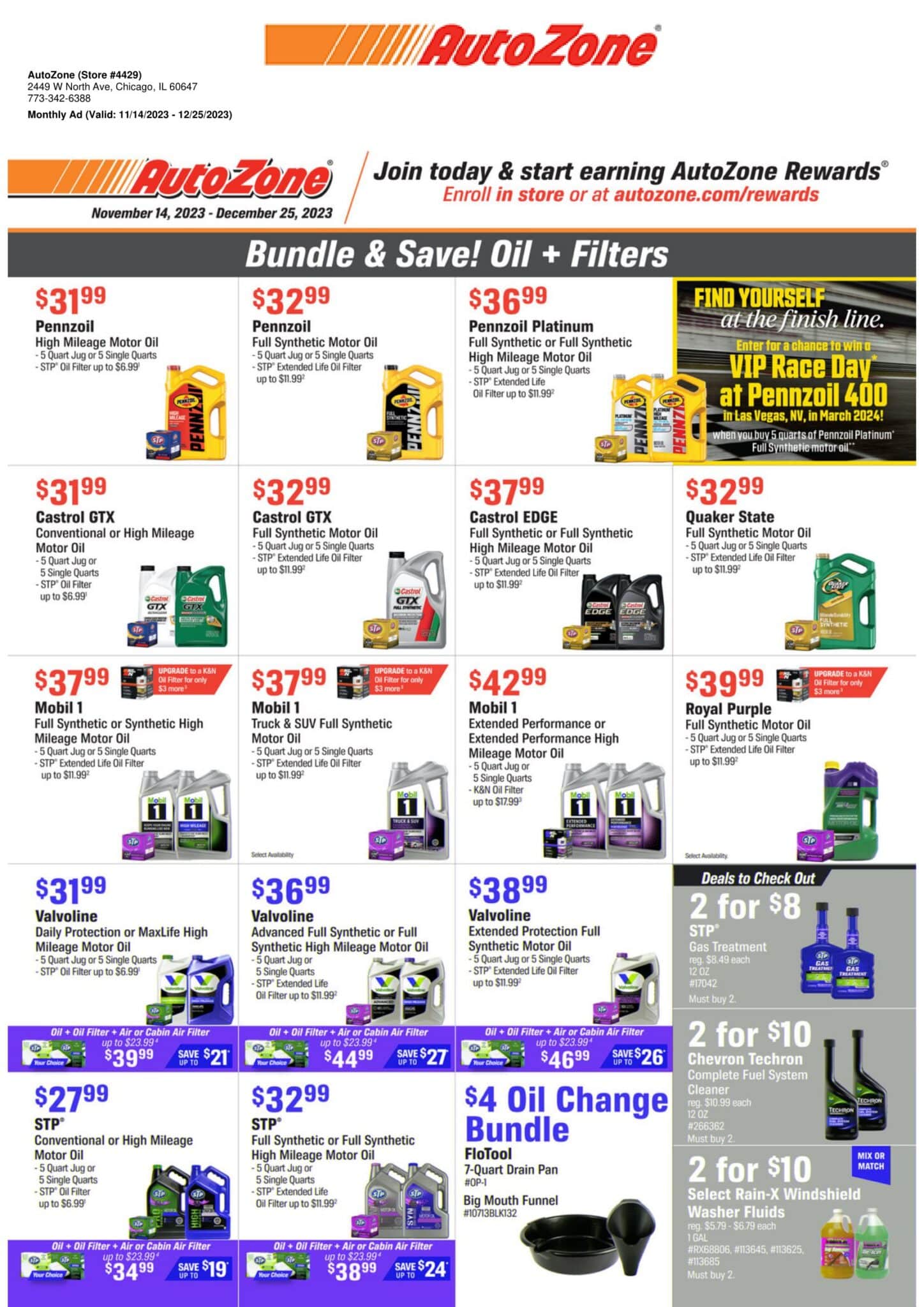 AutoZone Black Friday 2023 Deals