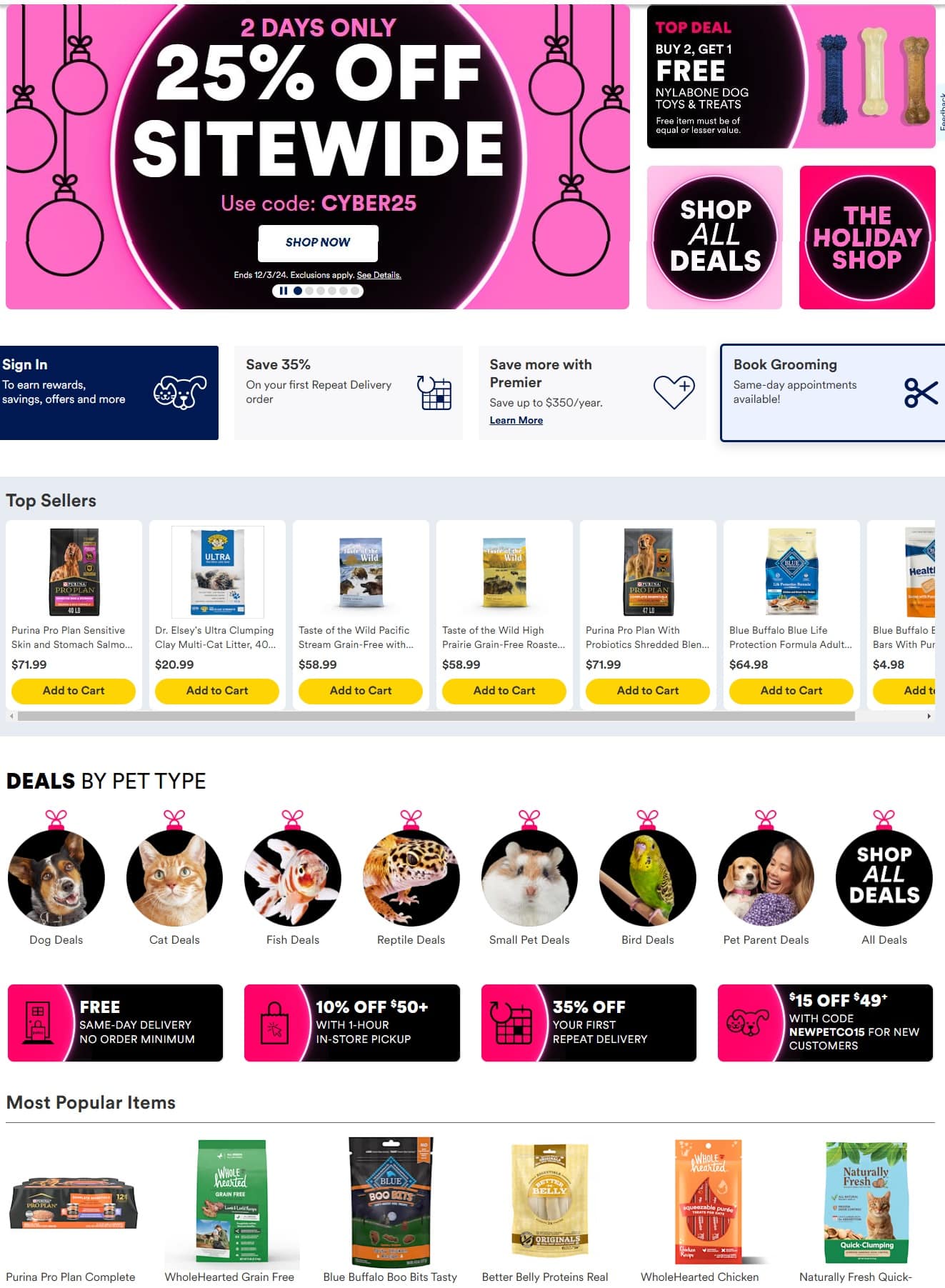 Petco Cyber Week Ad Sale 2024