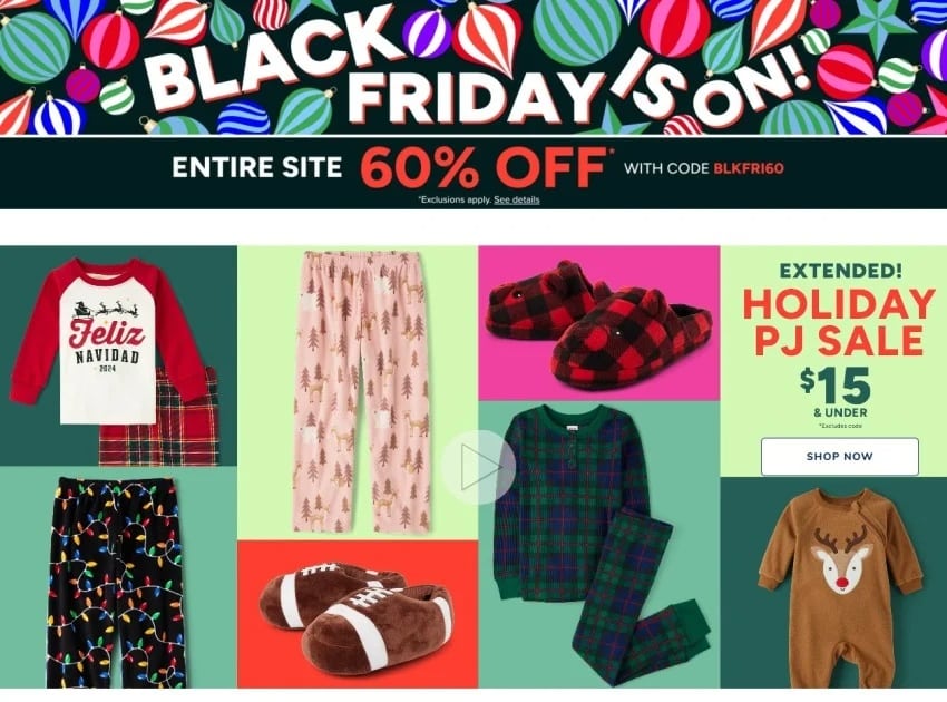 Children's Place Black Friday Ad 2024