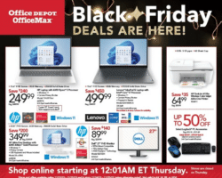 Office Depot Black Friday Ad Sale 2023
