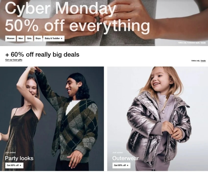 Gap Cyber Monday Sale 2024