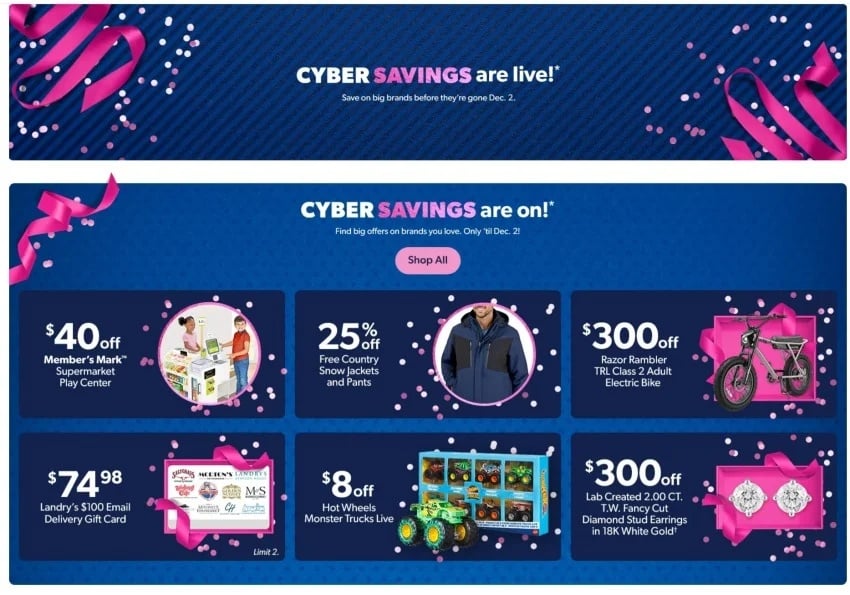 Sam's Club Cyber Monday 2024 Deals