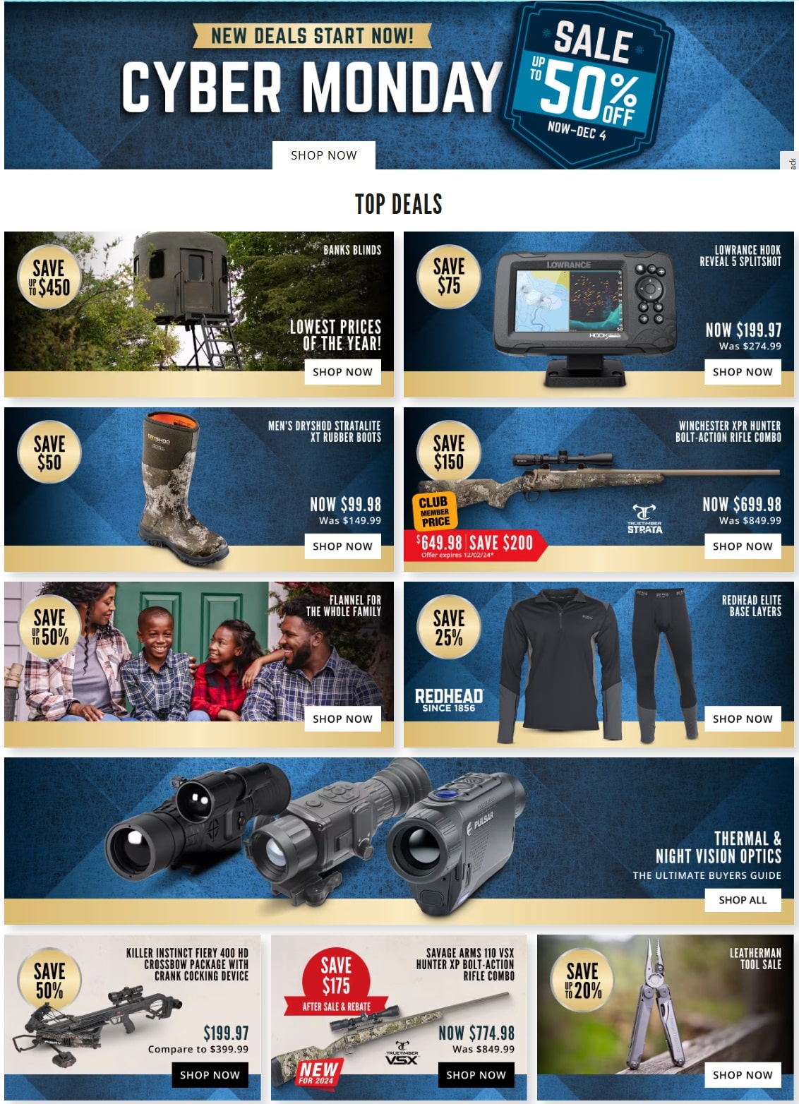 Bass Pro Shops Cyber Monday 2024 Ad