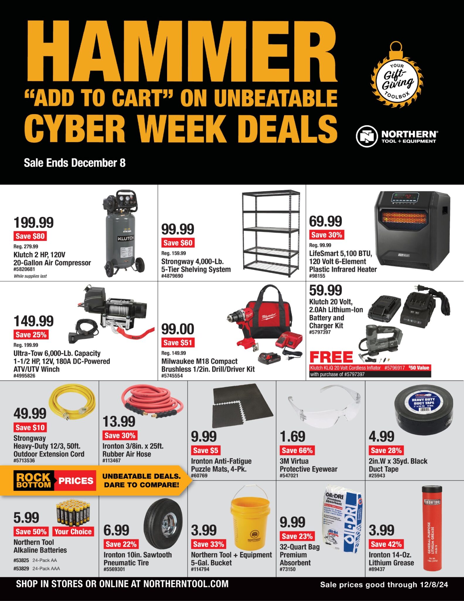 Northern Tool Cyber Monday 2024