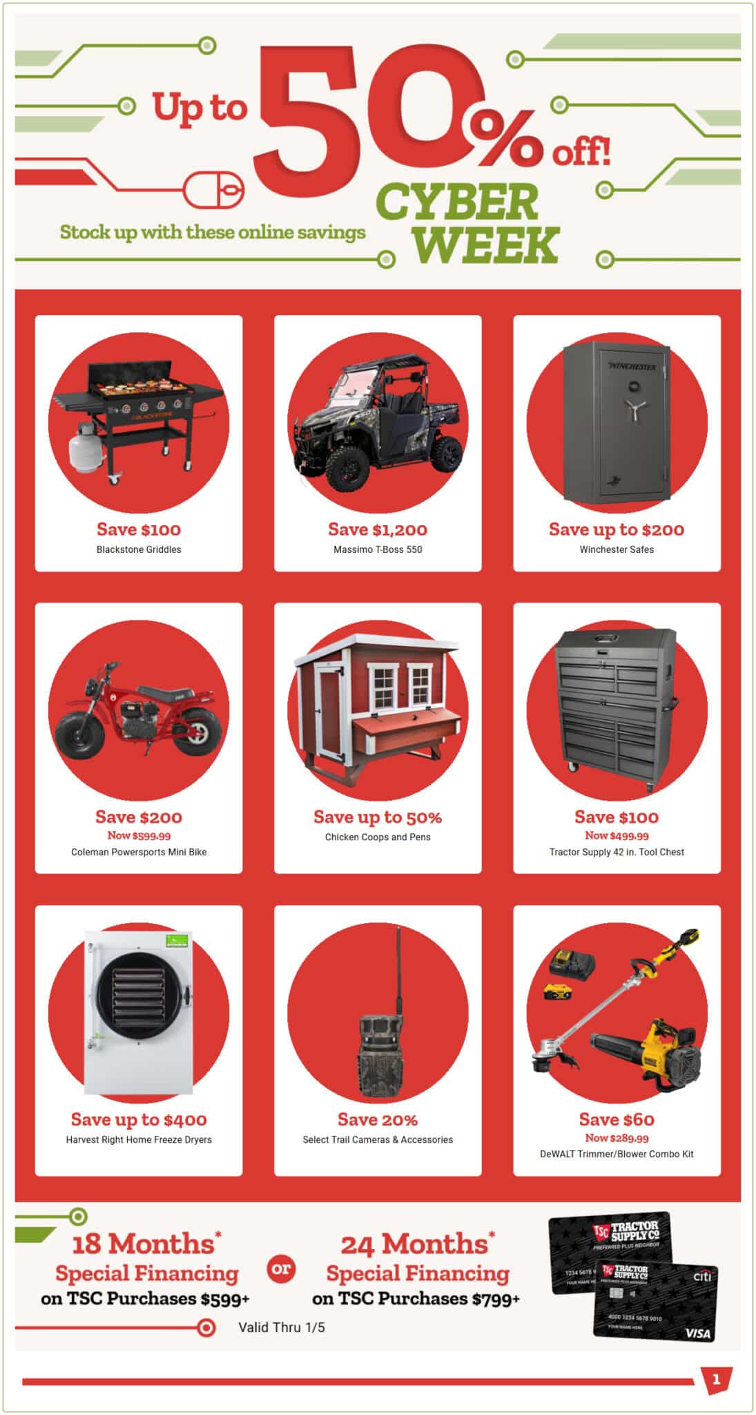 Tractor Supply Cyber Days 2024 Ad