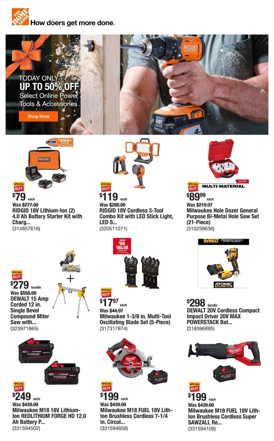 Home Depot Cyber Monday Deals 2024