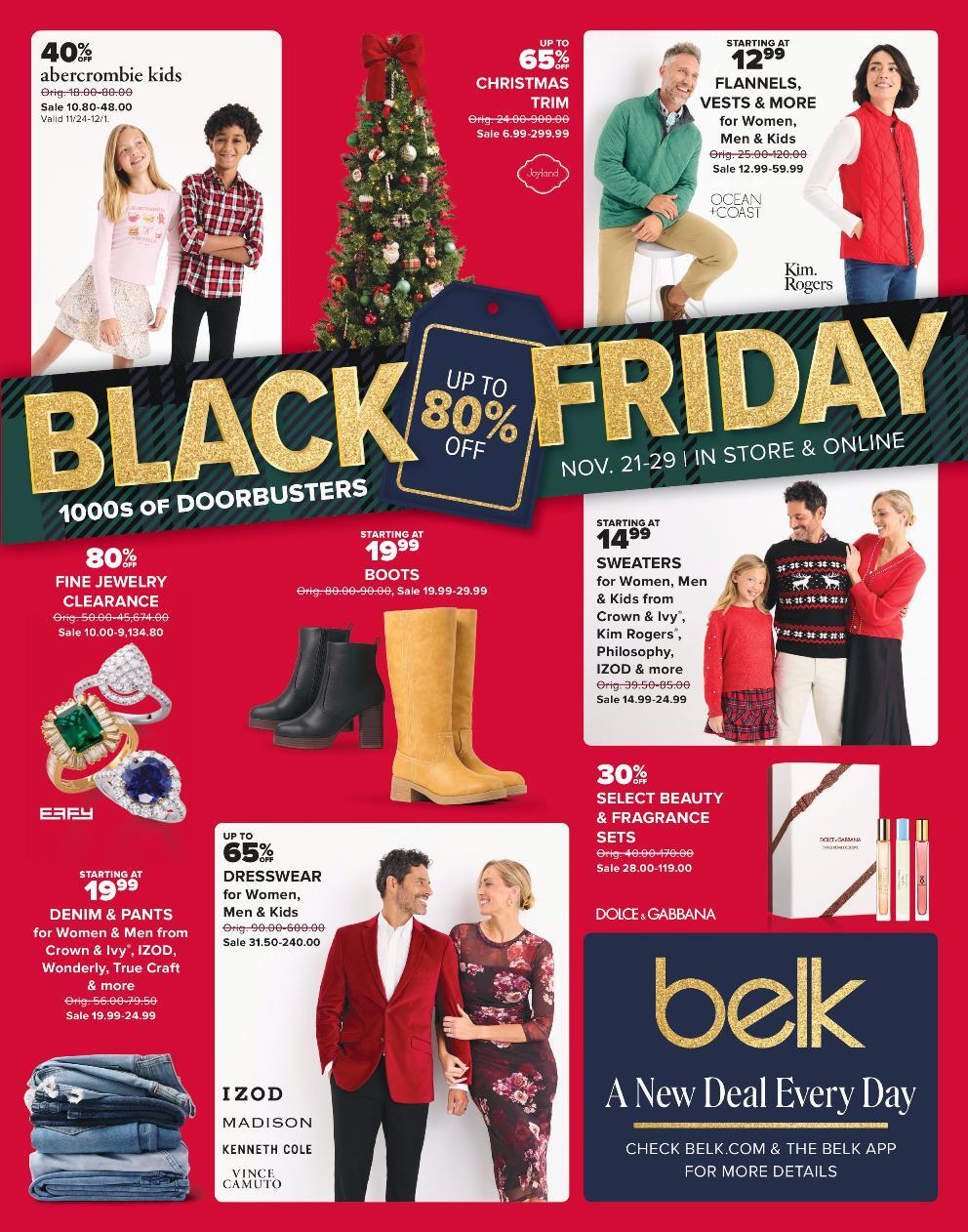 Belk Black Friday Sale Ad 2025