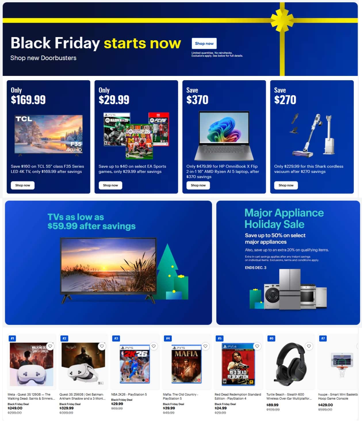 Best Buy Black Friday Sale Ad 2025