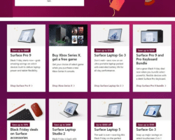 Microsoft Store Black Friday Ad 2023