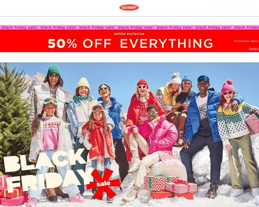 Old Navy Black Friday 2023 Sale