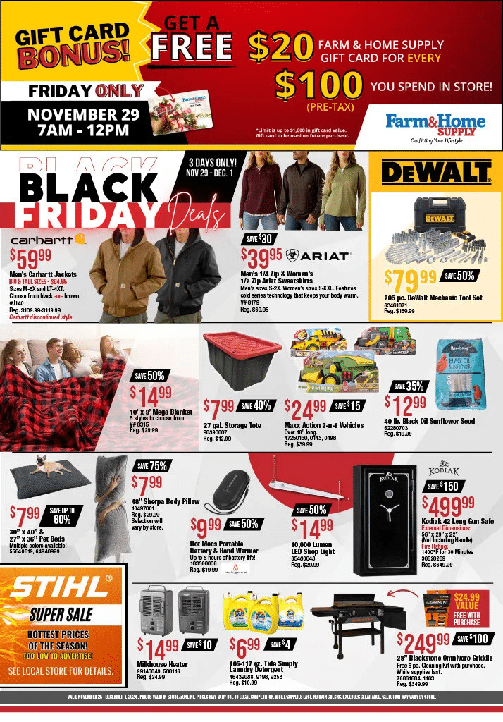 Farm & Home Supply Black Friday 2024 Ad