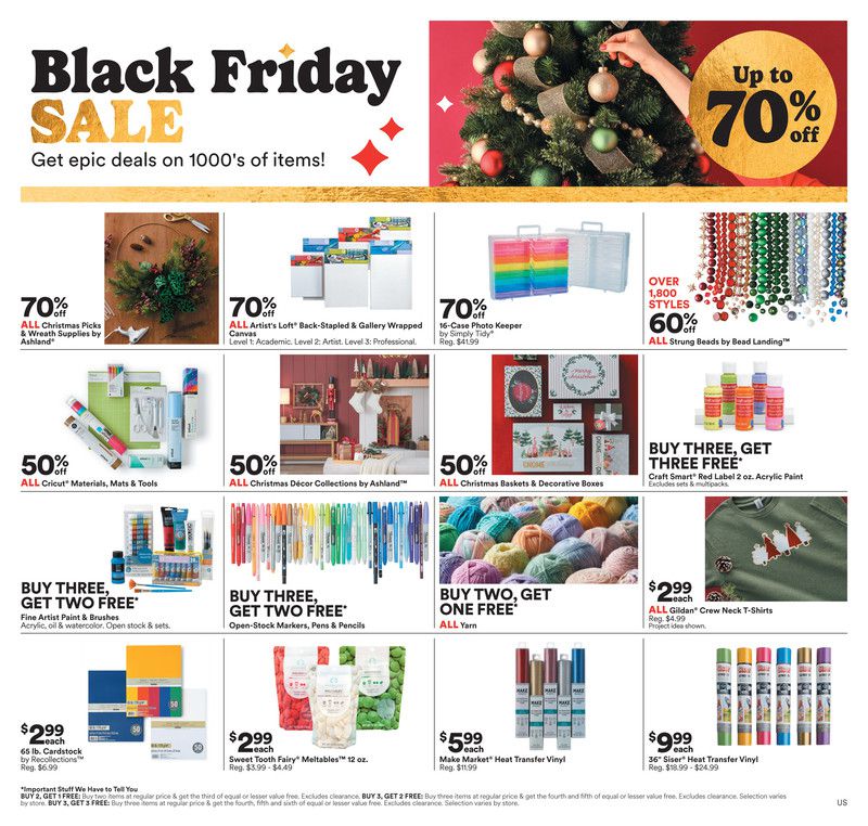 Michaels Black Friday Ad 2023
