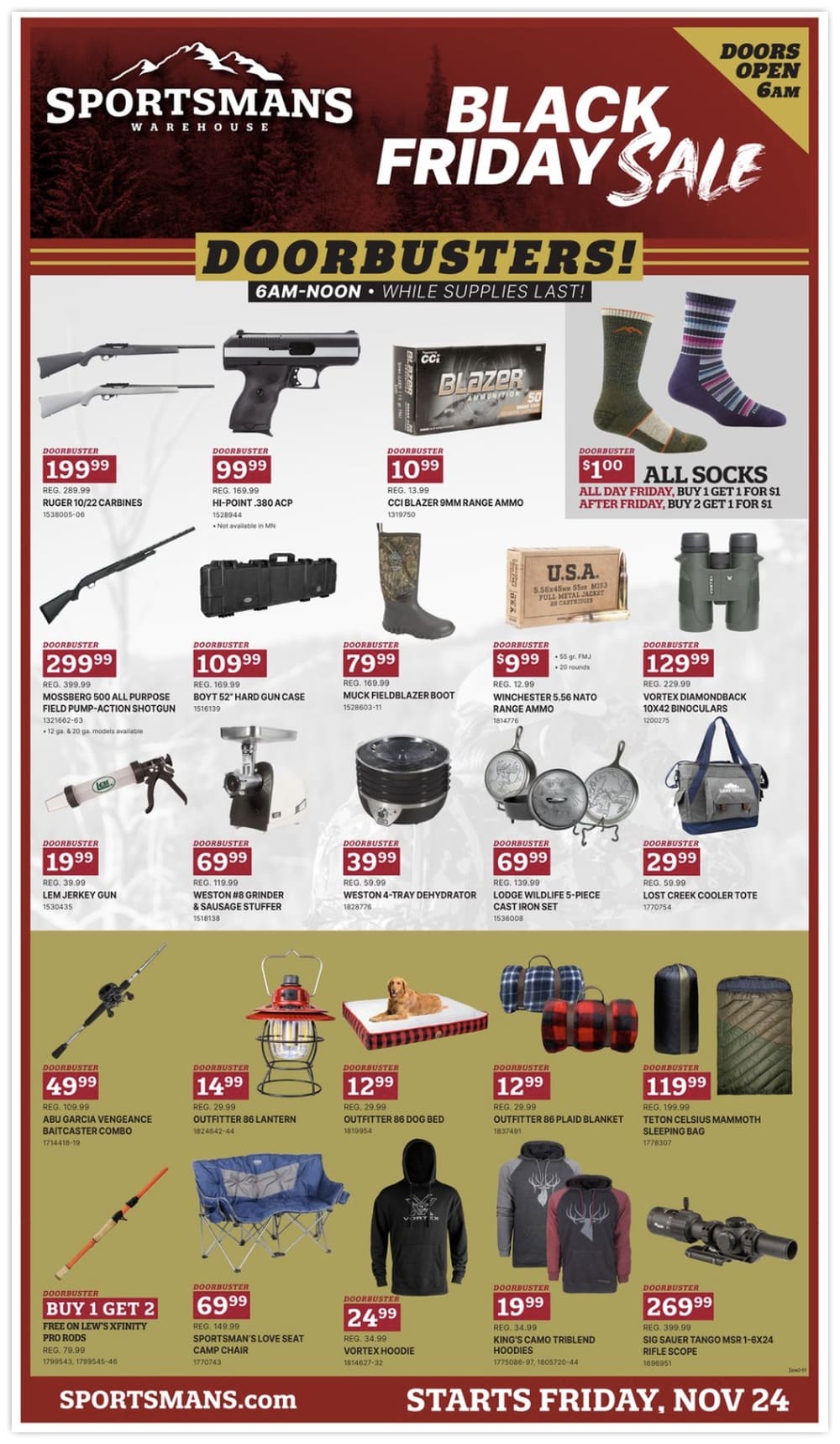 Sportsman’s Warehouse Black Friday 2023 Sale