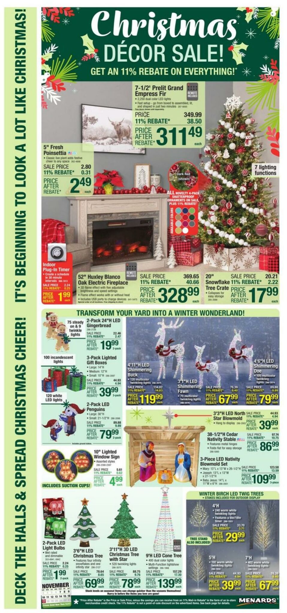 Menards Christmas Décor Catalog 2024