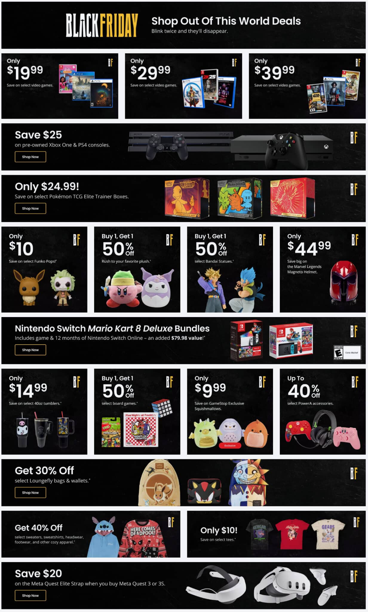 GameStop Black Friday Deals 2024 Preview