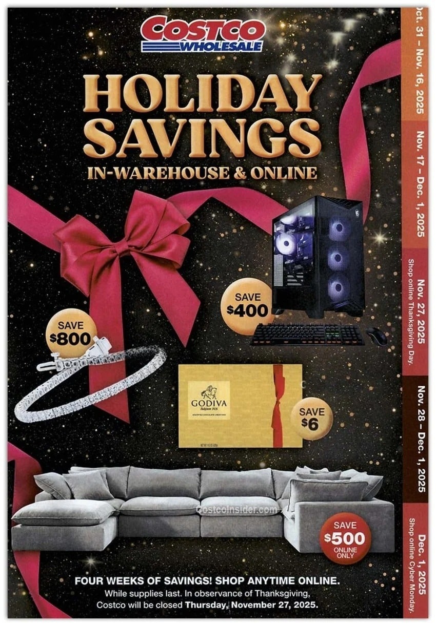 Costco Black Friday Ad 2025