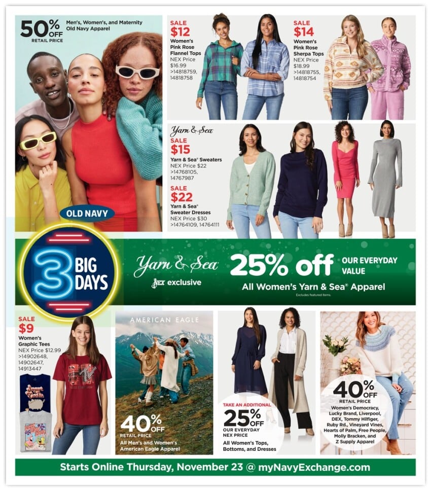 Navy Exchange Black Friday 2023 Ad Sale