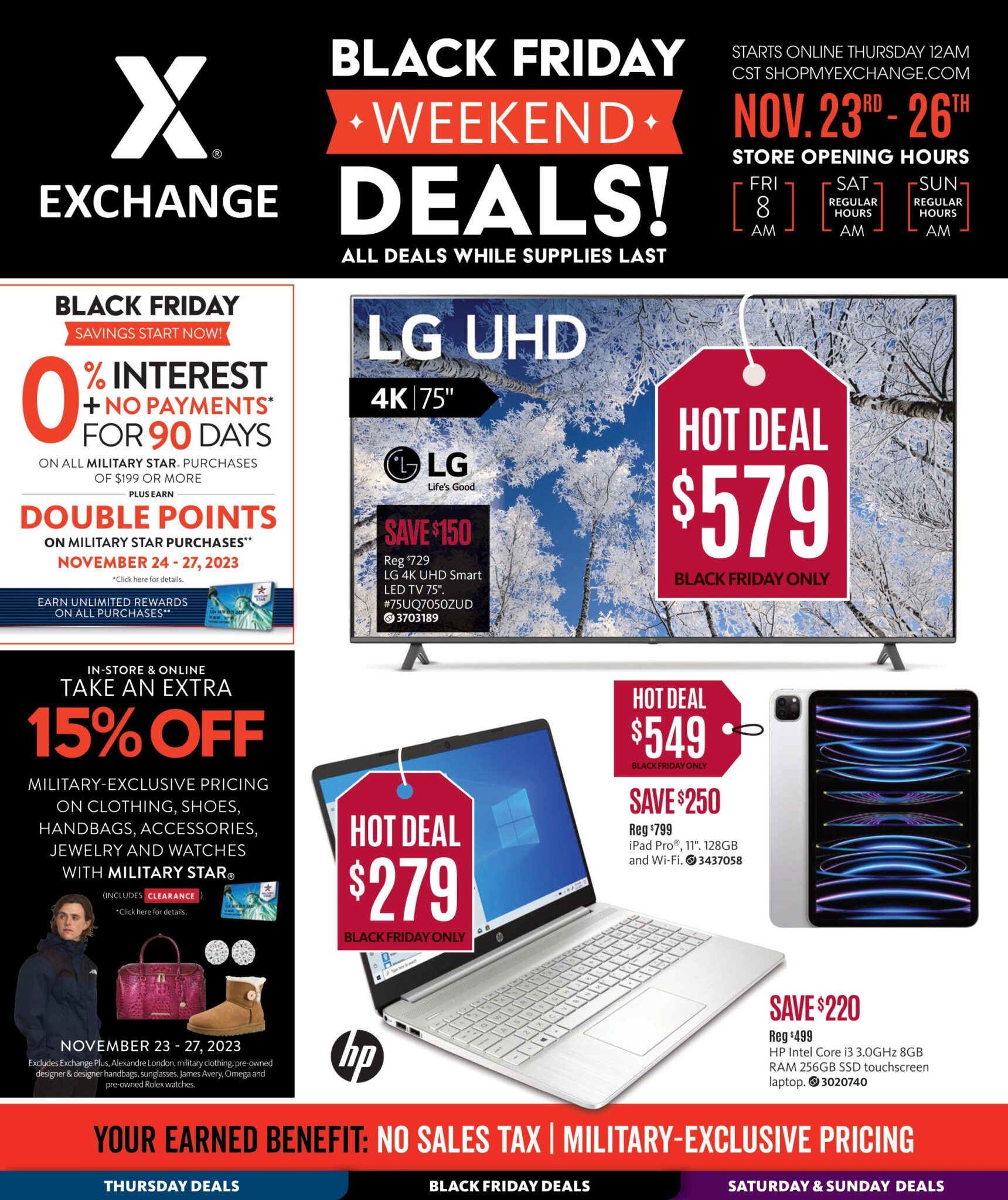 AAFES-Exchange Black Friday Sales Ad 2023