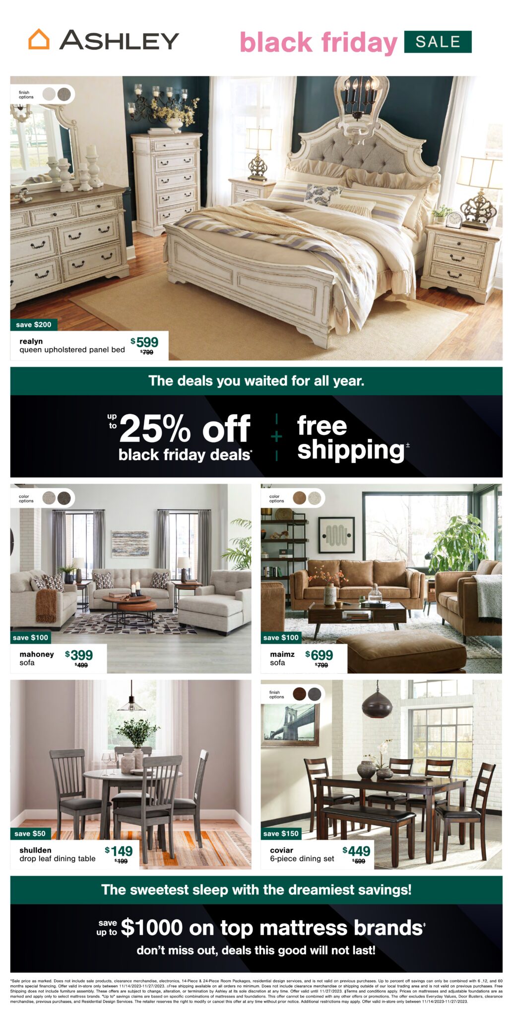 Ashley Furniture Black Friday Specials 2023