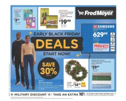 Fred Meyer Early Black Friday Ad Sale 2024
