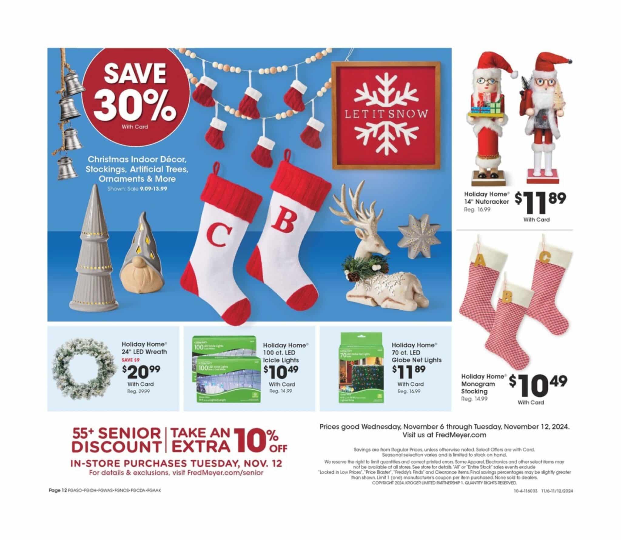 Fred Meyer Early Black Friday Ad Sale 2024