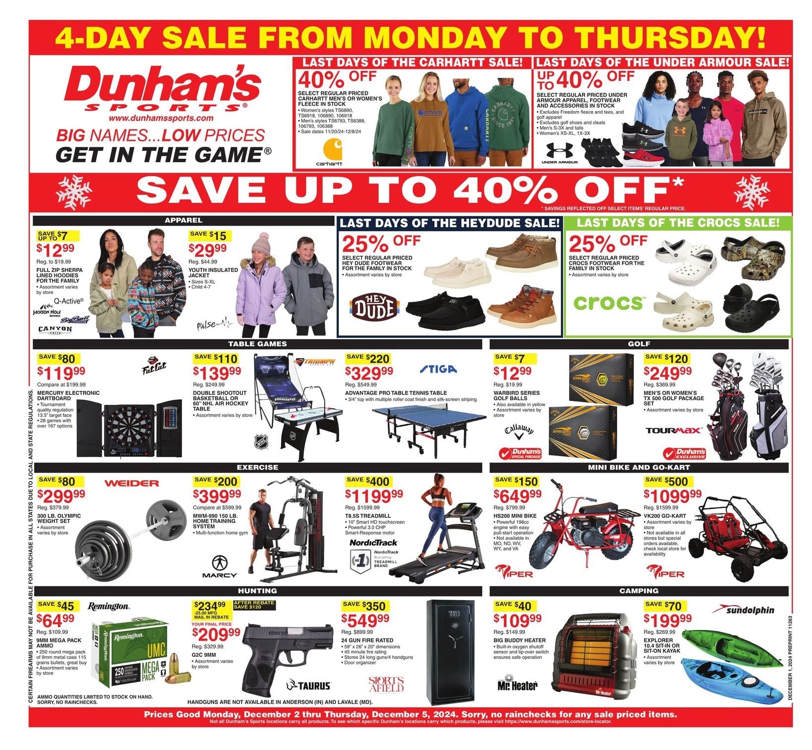 Dunham's Cyber Monday Sale 2024