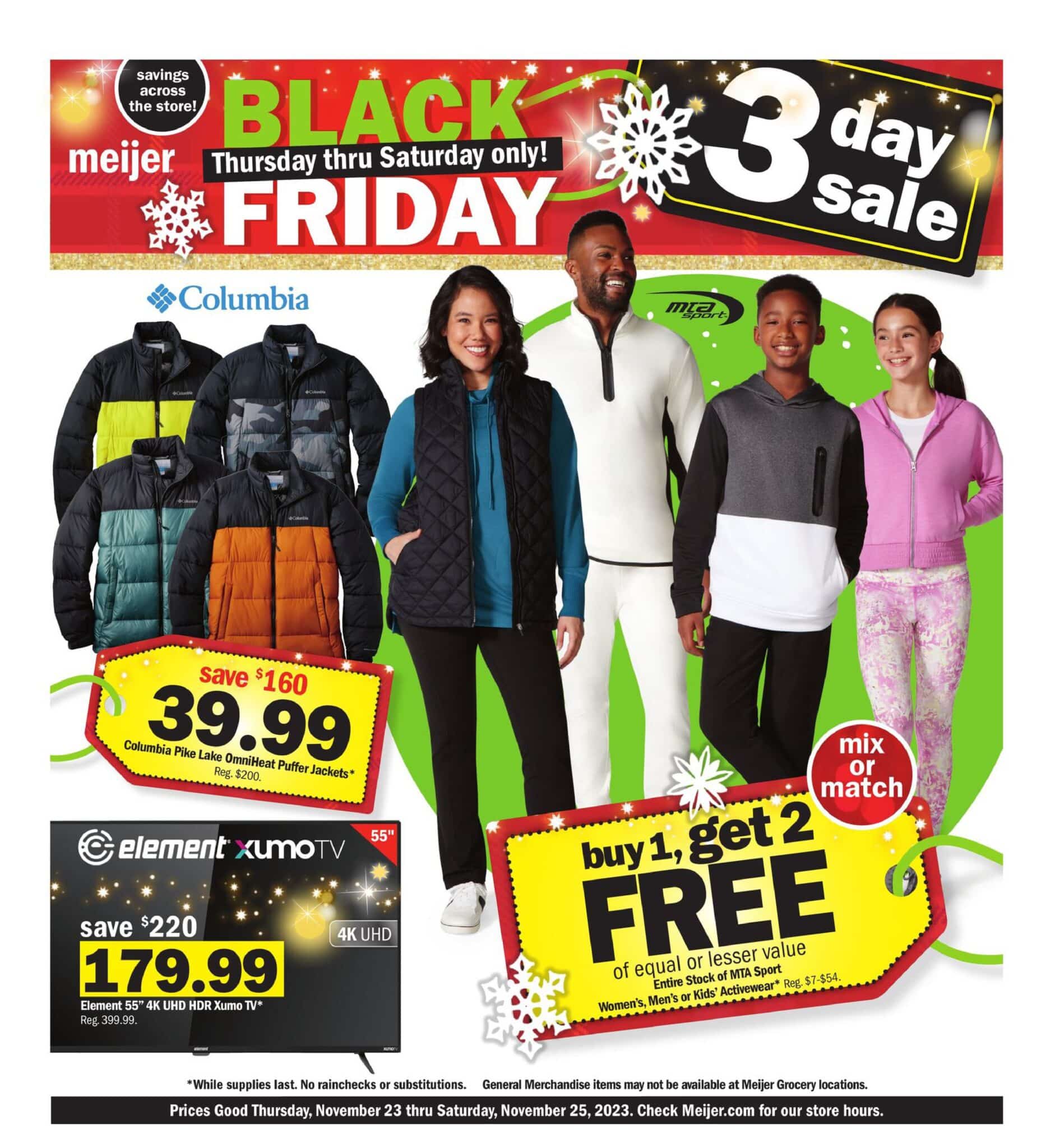 Meijer Black Friday Ad 2023