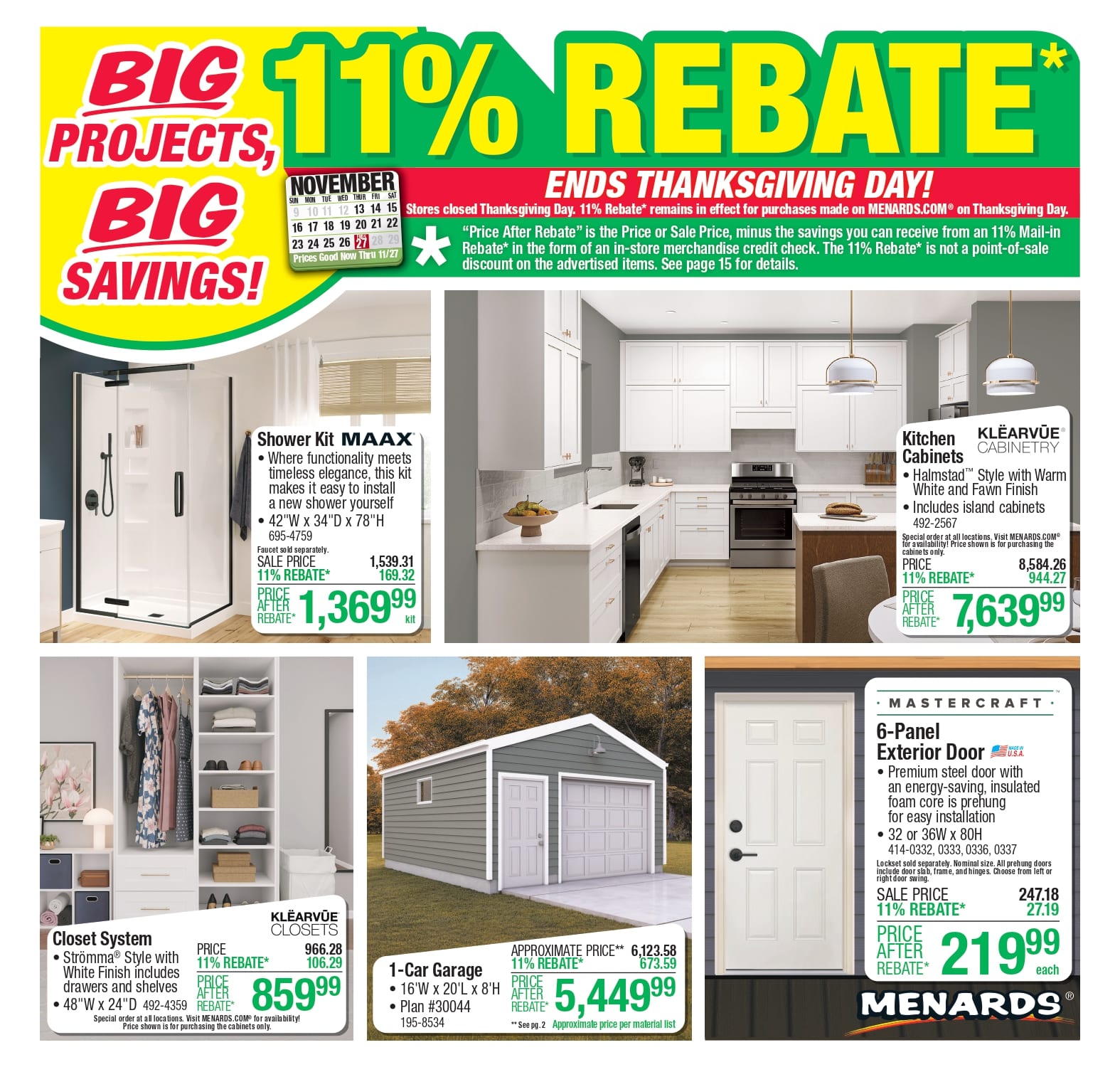 Menards Pre-Black Friday Ad Sale 2025