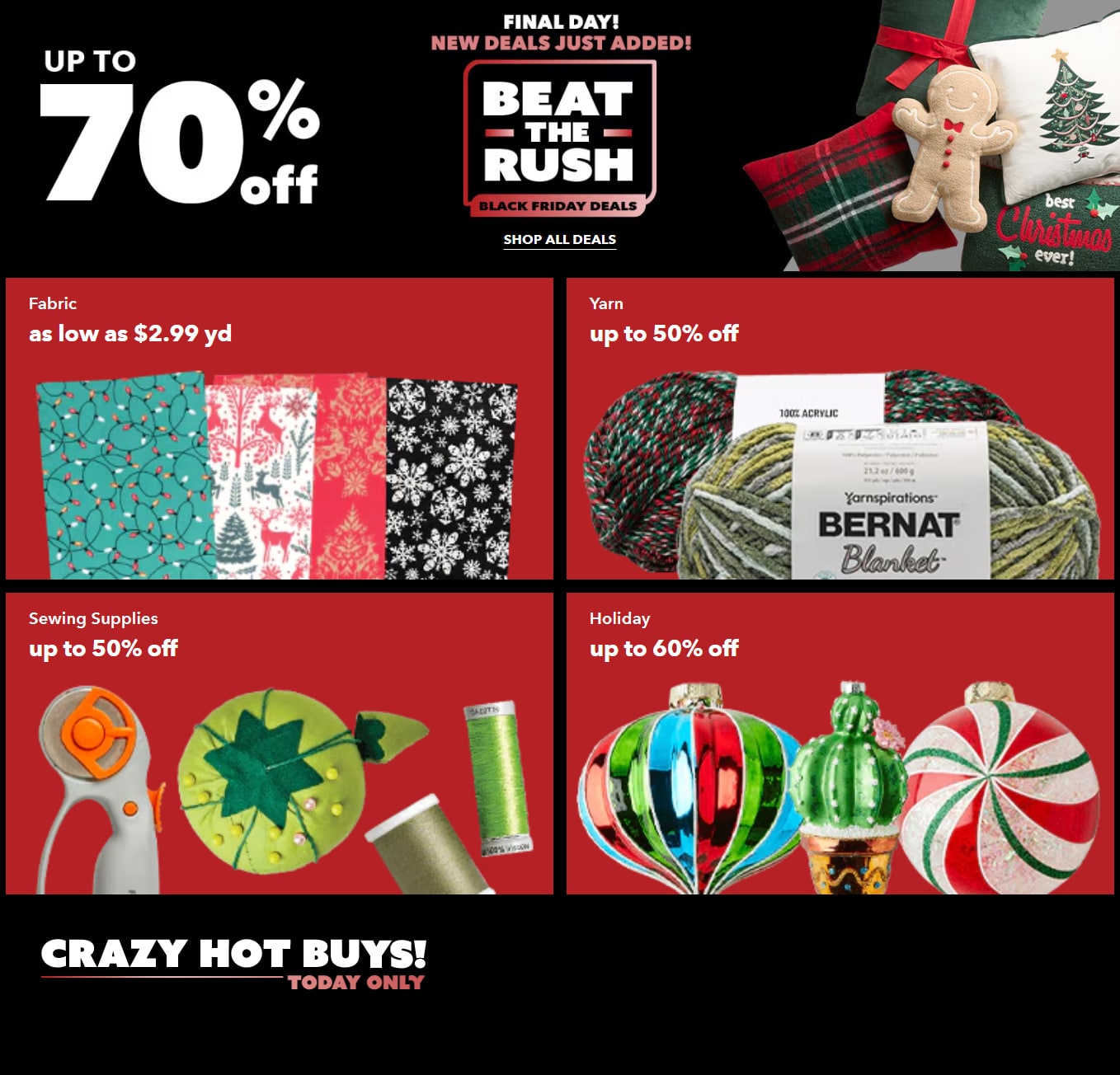 Joann Early Black Friday Sale Ad 2024