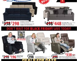 American Furniture Warehouse Black Friday Sale Ad 2024