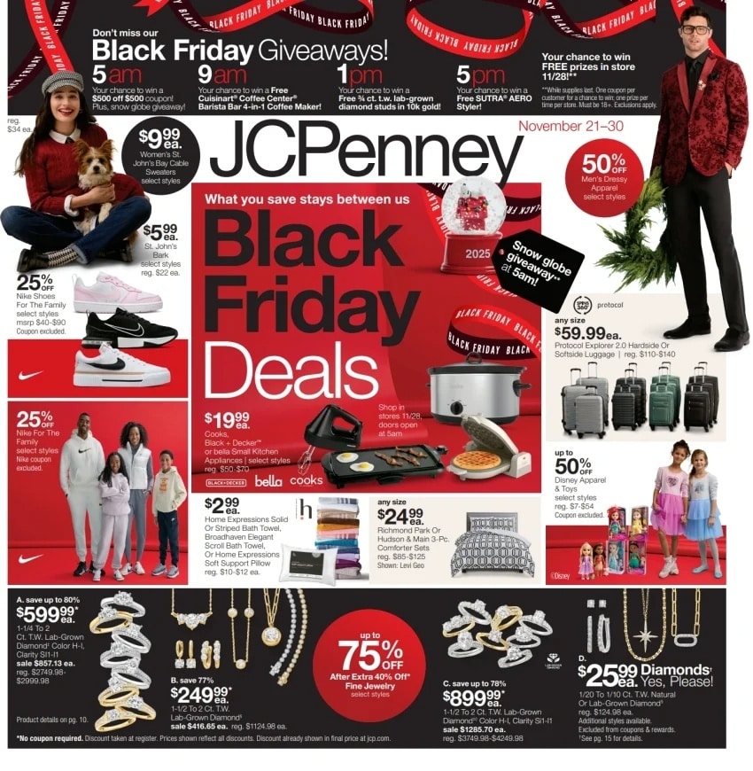 JCPenney Black Friday 2025 Deals