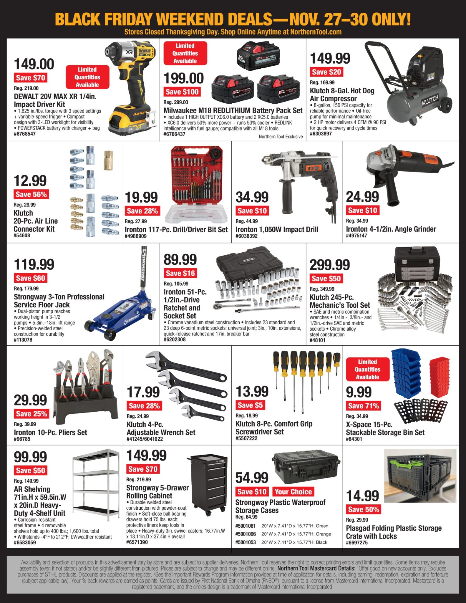 Northern Tool Black Friday Weekend Deals 2025