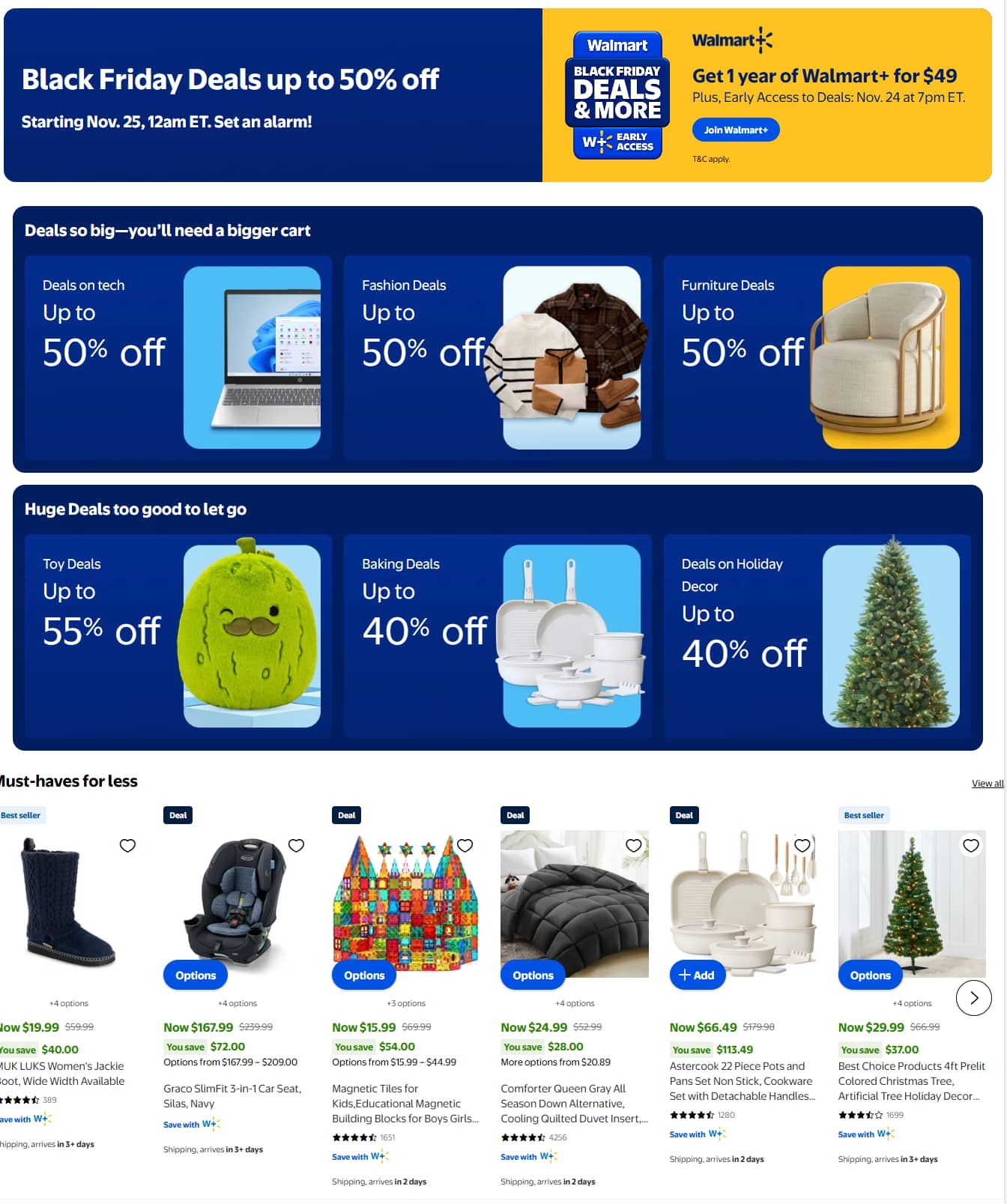 Walmart Black Friday 2025 Ad - Event 2 - Sneak Peek