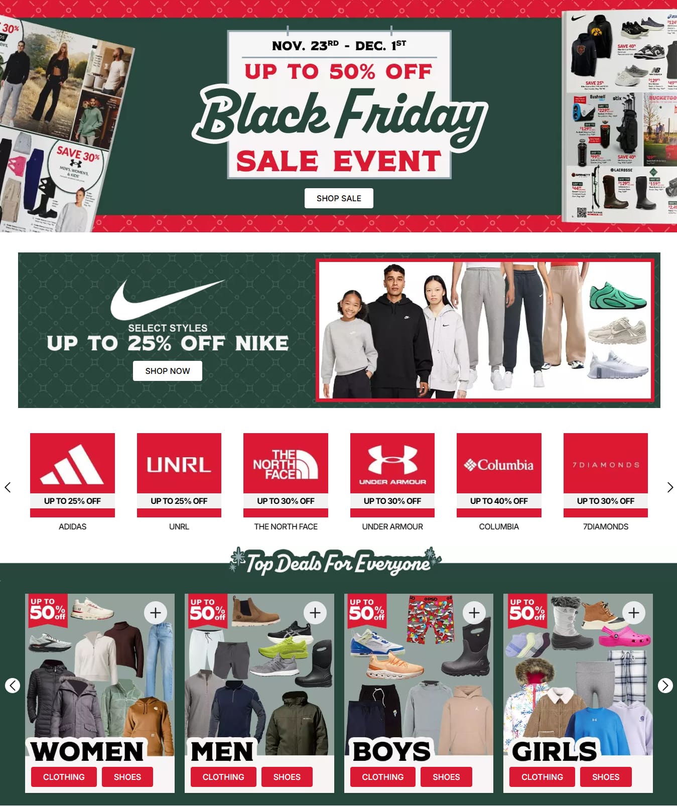 Scheels Black Friday Deals 2025