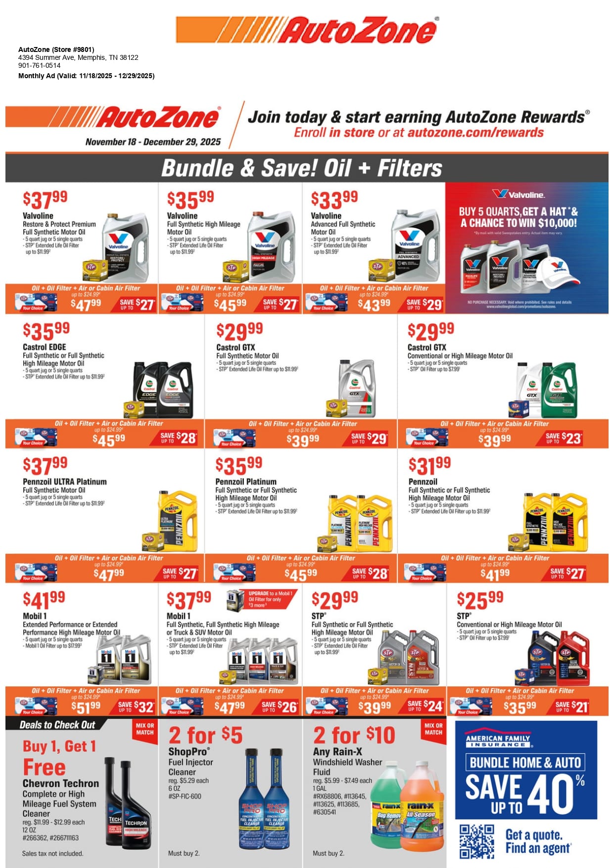 AutoZone Black Friday Deals 2025