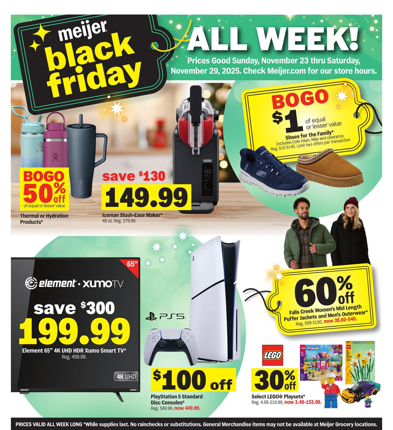 Meijer Black Friday Weeklong Ad Sale 2025