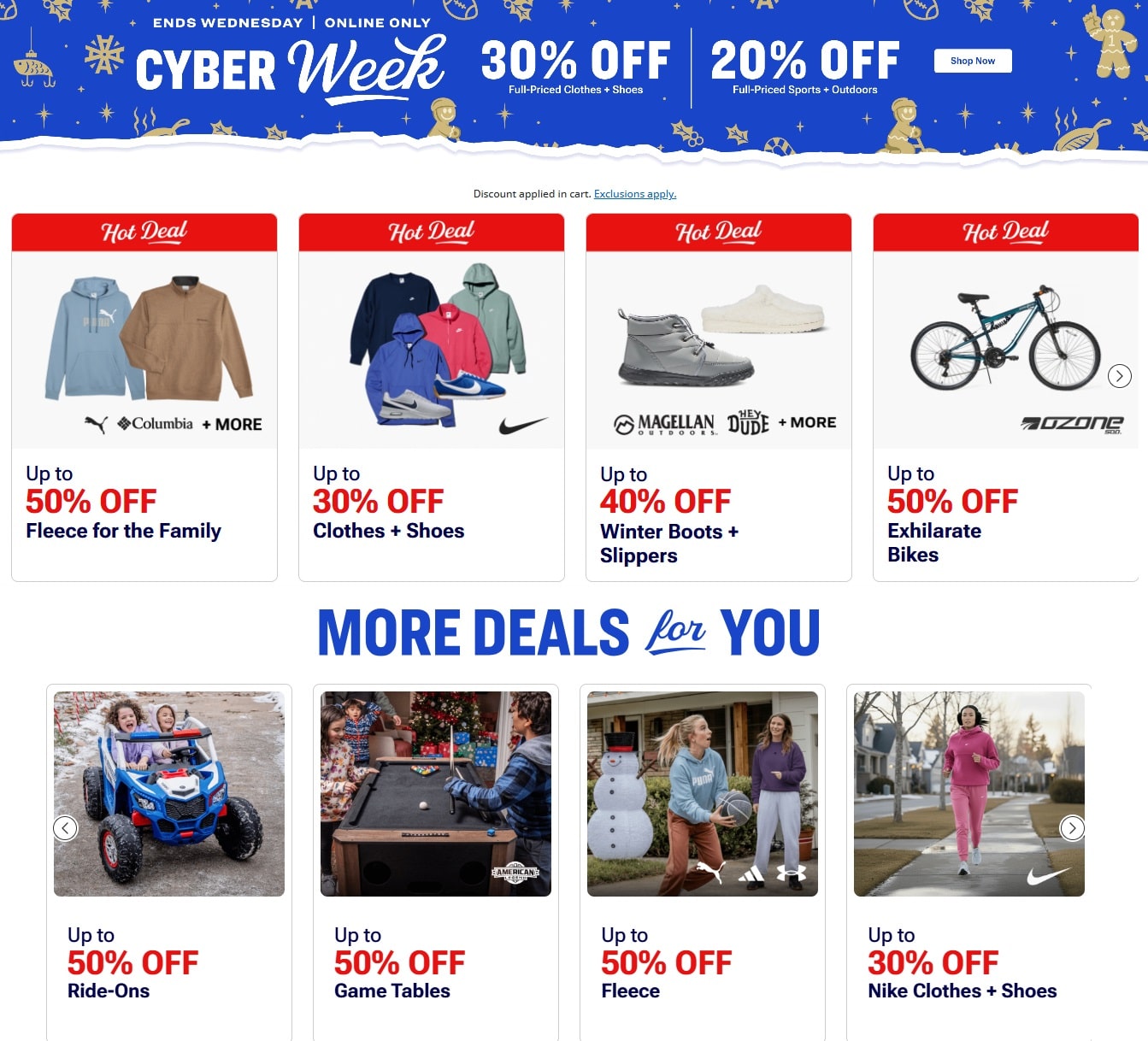 Academy Sports Cyber Monday 2025 Deals