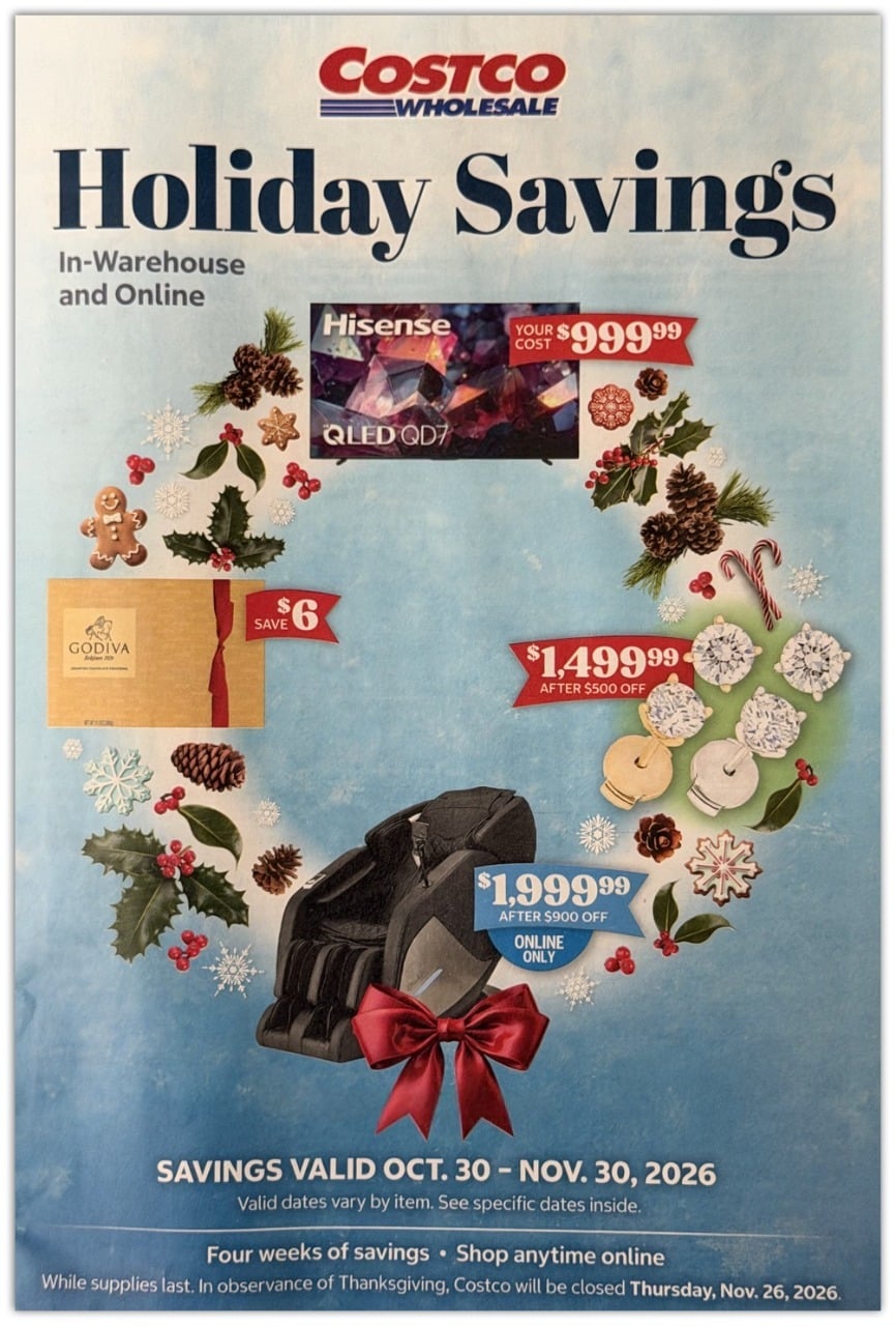 Costco Black Friday 2026 Sale Ad