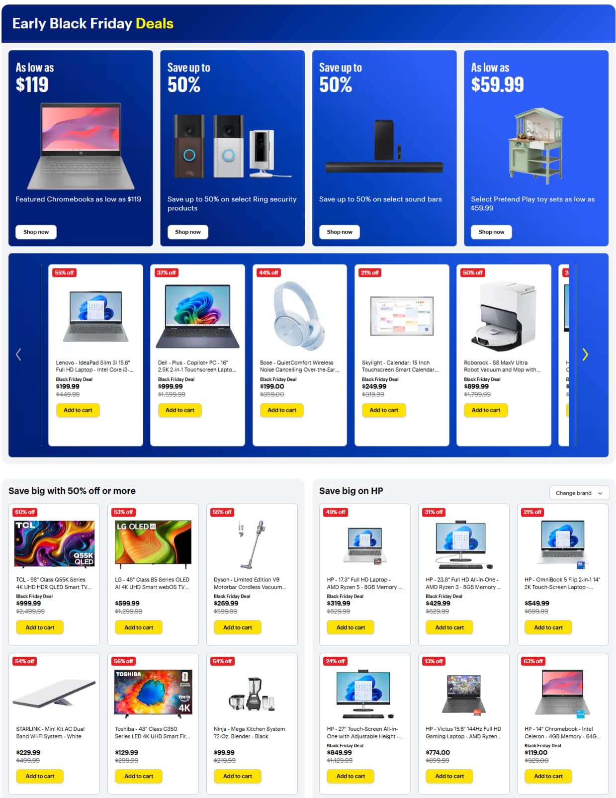 Best Buy Early Black Friday Deals 2025