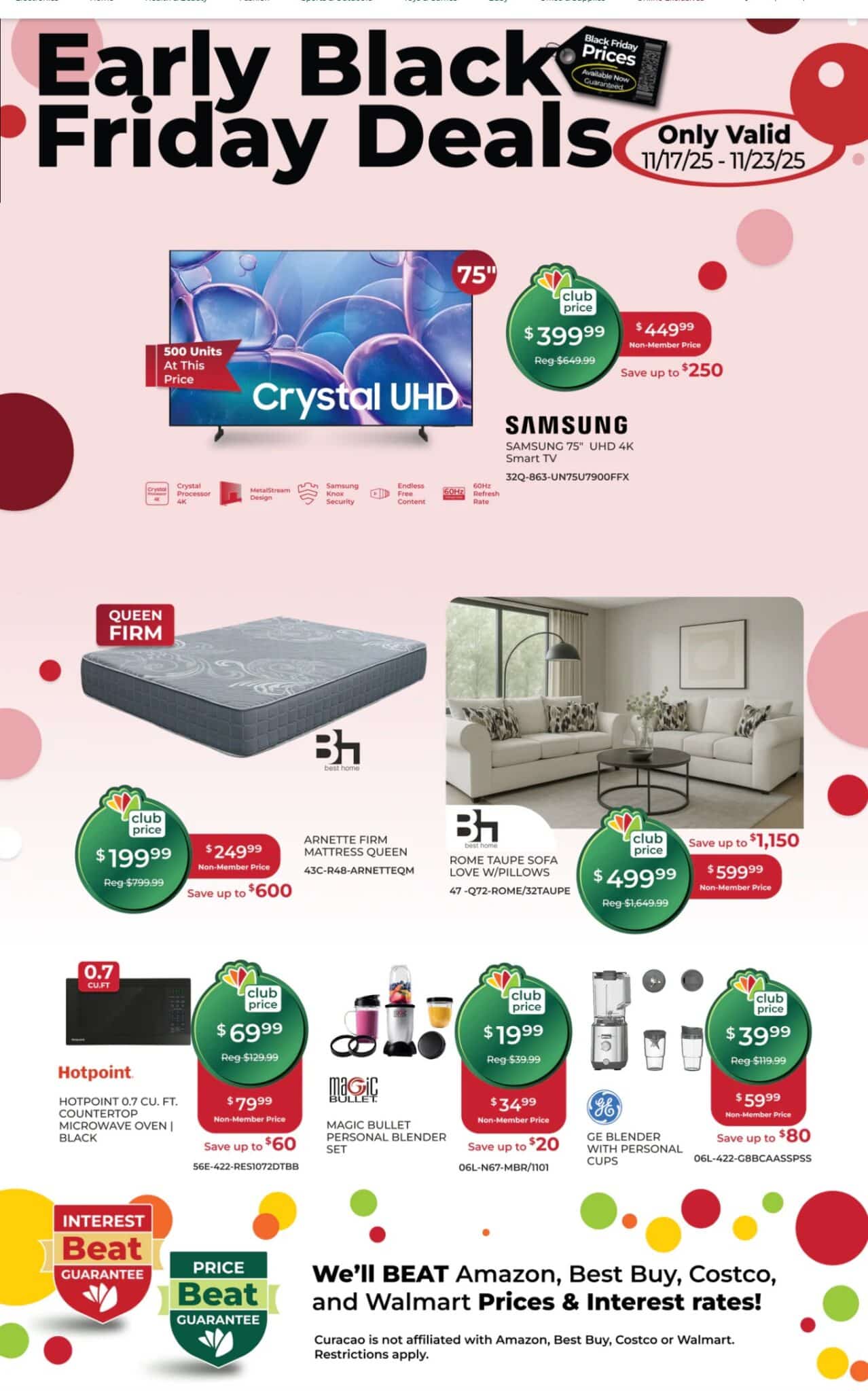 Curacao Black Friday Early Deals 2025