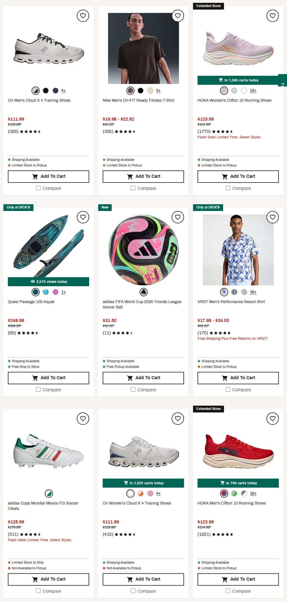 Dick’s Ad Sale